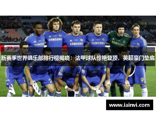 新赛季世界俱乐部排行榜揭晓：法甲球队惊艳登顶，英超豪门垫底